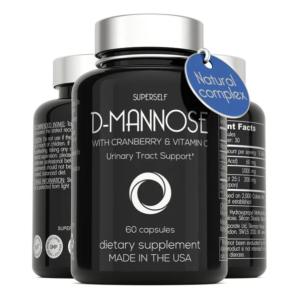 Capsulas D Mannose Con Arandano Y Vitamina C Para Salud Urinaria