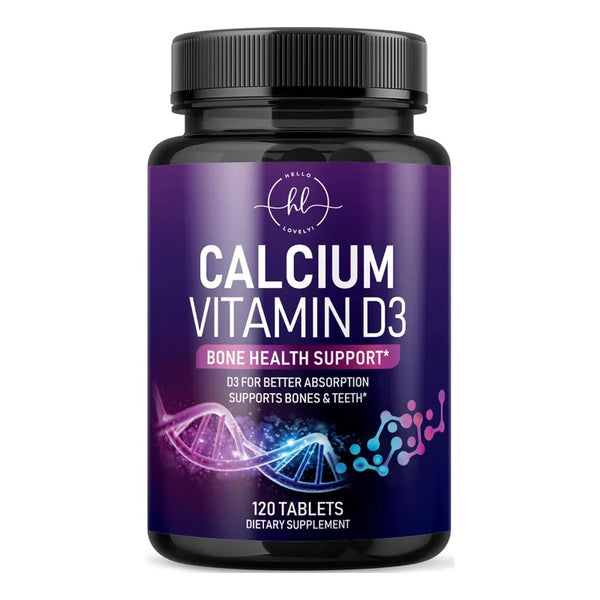 Calcio 1200 Mg Vitamina D3 Salud Osea Dientes Soporte Inmunologico