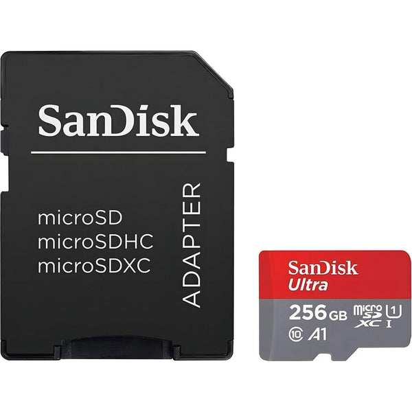 Micro Sd Sandisk Ultra 256 Gb Con Adaptador Velocidad 150mb S Almacenamiento