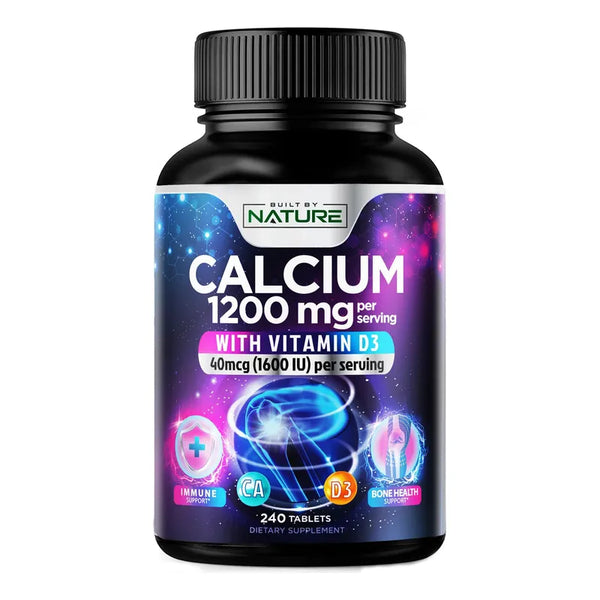 Calcio 1200 Mg Con Vitamina D3 Apoyo Oseo Y Salud Mujer