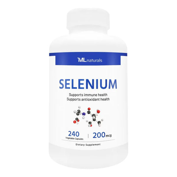 Capsulas Selenio 200 Mcg 240 Unidades Mejora Inmunidad