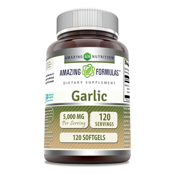 Ajo 5000 Mg 120 Cápsulas Blandas Importado Desde Estados Unidos