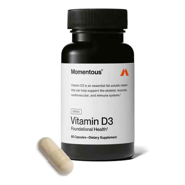 Capsulas De Vitamina D3 5000 Ui 60 Porciones Apoyo Saludable