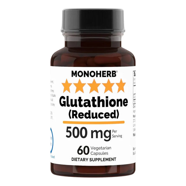 Capsulas De Glutation Reducido 500mg Con Fibras Vegetales Para Bienestar Total