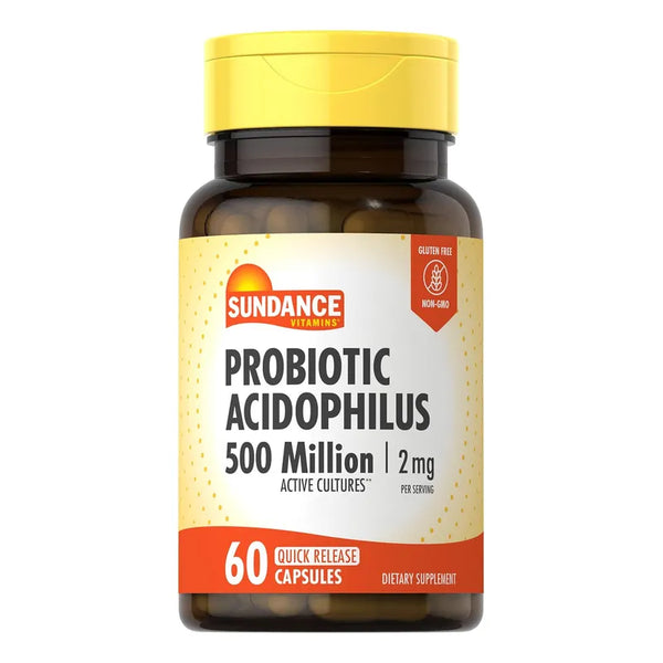 Capsulas De Probioticos Acidophilus 2mg 60 Unidades Liberacion Rapida