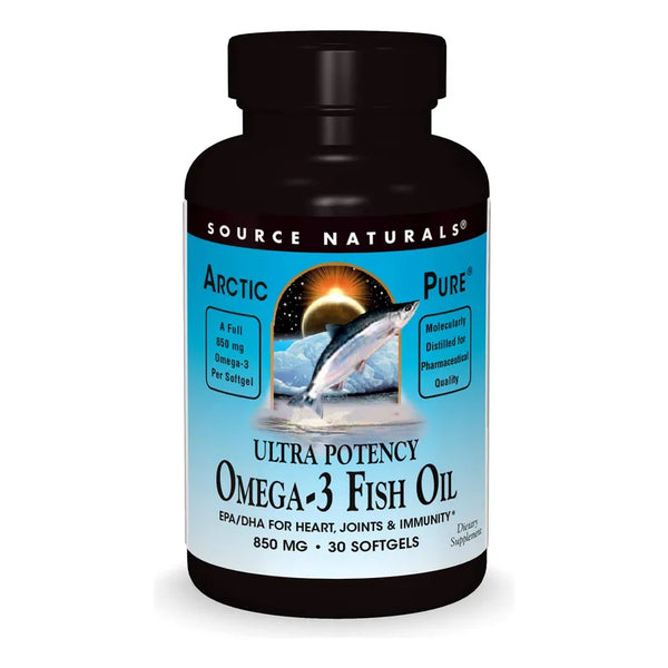 Aceite De Pescado Omega-3 Ultra Potente 850 Mg Cápsulas Confiable Y Efectivo