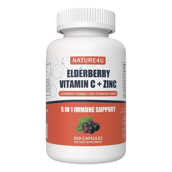 Apoyo Inmunológico Diario 1000 Mg Saúco Vitamina C Zinc