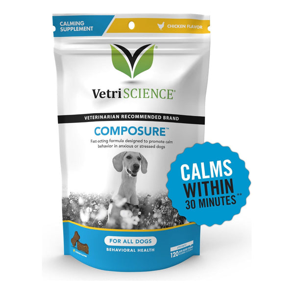 Vetriscience Composure Masticables Calmantes Para Perros Suplemento Ansiedad