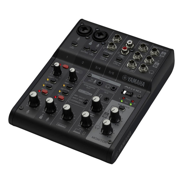 Mezclador AG06MK2 De 6 Canales Con Interfaz USB Y Efectos DSP De Yamaha