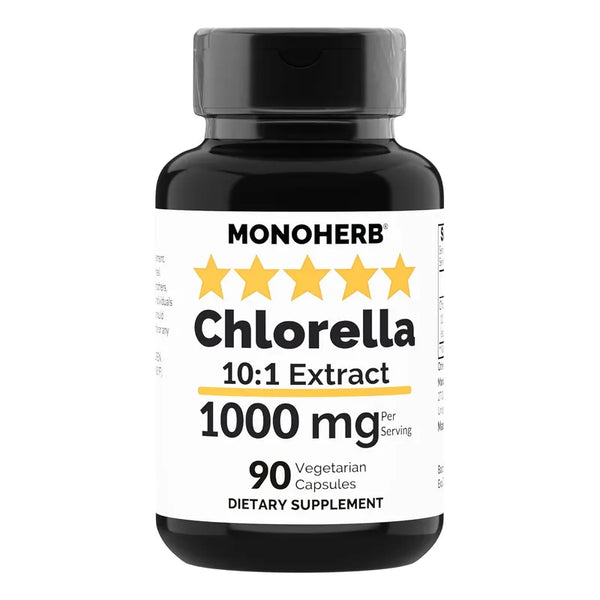 Extracto De Chlorella 1000 Mg 90 Cápsulas Vegetarianas Ecológicas