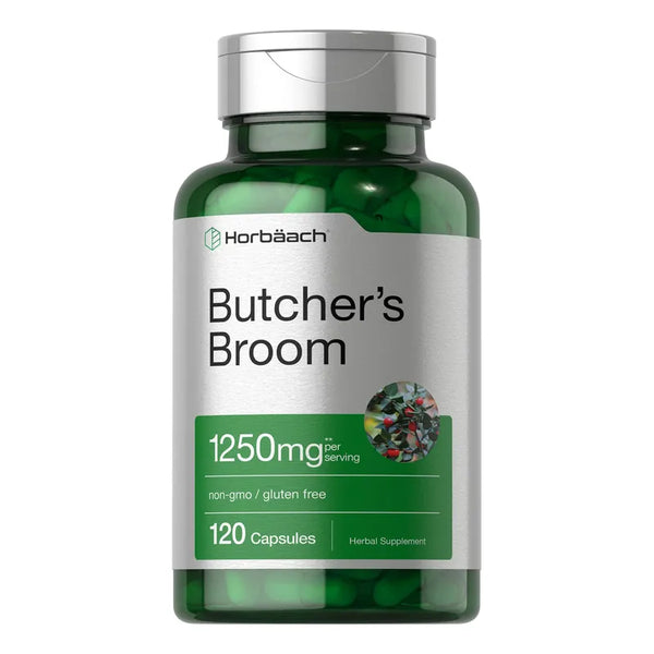 Capsulas De Escoba 1250 Mg 120 Unidades Extracto De Hierbas