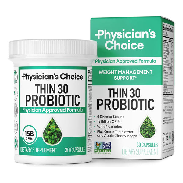 Probiótico Thin 30 Para Mujeres Perder Peso Aumenta Salud Digestiva