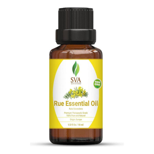 Aceite Esencial De Ruda 100 Puro 10ml Sva Organics Para Piel Y Cabello Saludables
