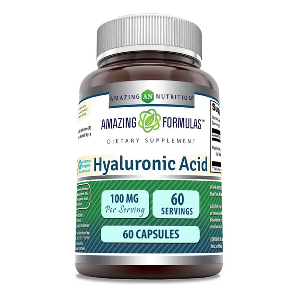 Capsulas De Acido Hialuronico 100 Mg Piel Hidratada Y Elasticidad Mejorada