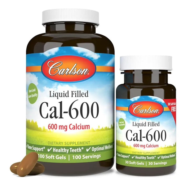 Capsulas De Calcio 600 Mg Para Huesos Y Dientes Sanos Calidad Garantizada