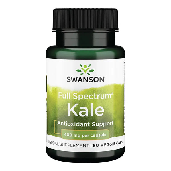 Cápsulas De Col Rizada 400mg 60 Unidades Kale Vegetal Saludable