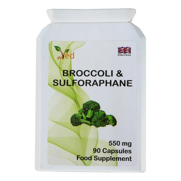 Brocoli Sulforafano Polvo Rico En Vitaminas 550 Mg 90 Cps