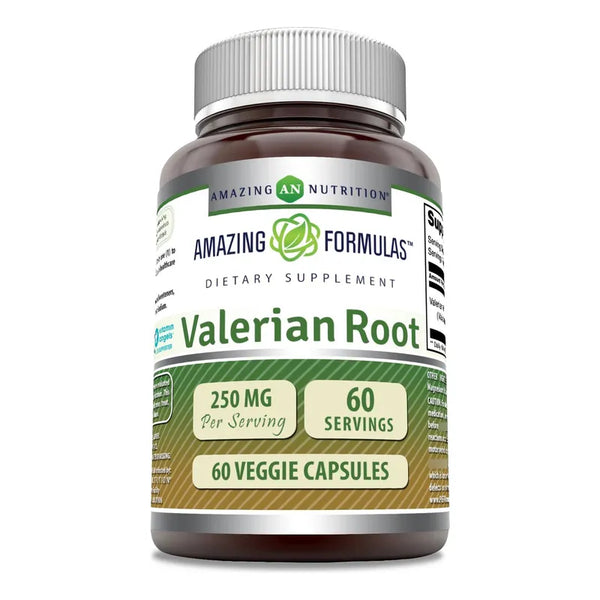 Amazing Formulas Extracto Raiz De Valeriana 60 Capsulas Vegetarianas