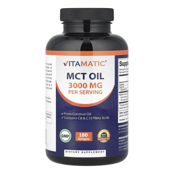 Aceite Mct 3000 Mg Sin Gmo Ni Azucar Ideal Para Dietas Cetogenicas