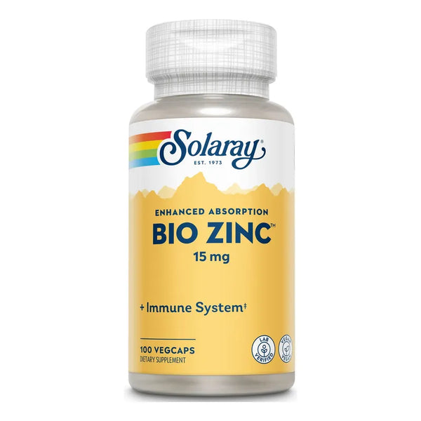 Bio Zinc 15 Mg Complejo De Zinc Para Sistema Inmunológico Saludable