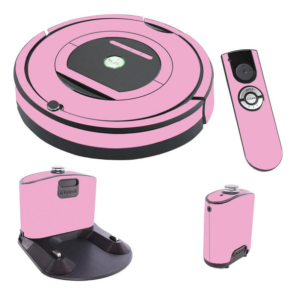 Calcomanía Para Roomba 770 Funda Vinyl MightySkins Rosa Liso Innovadora Y Duradera