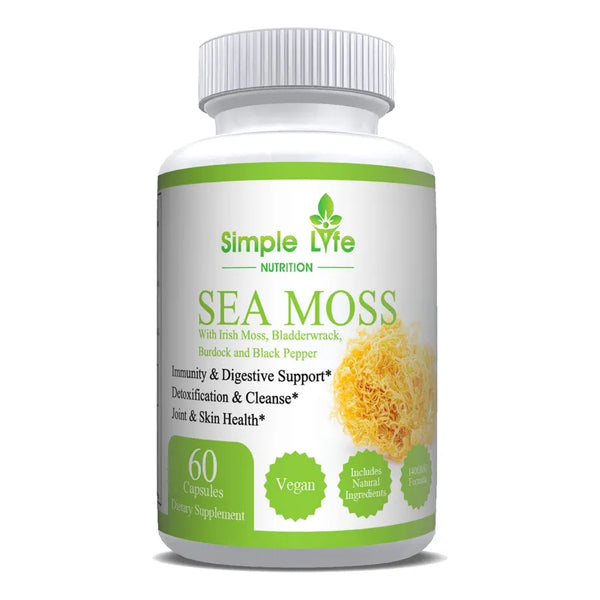 Capsulas De Musgo Marino Irlandes 1400Mg Suplemento Avanzado