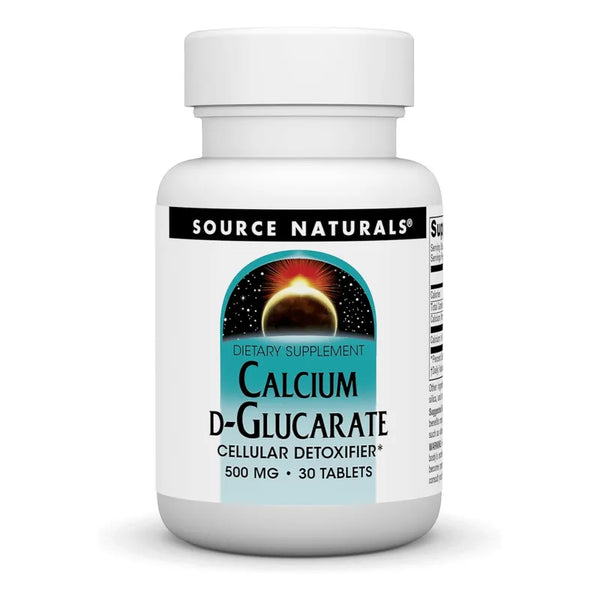 Calcio D-glucarato 500mg Desintoxicante Celular 30 Tabletas
