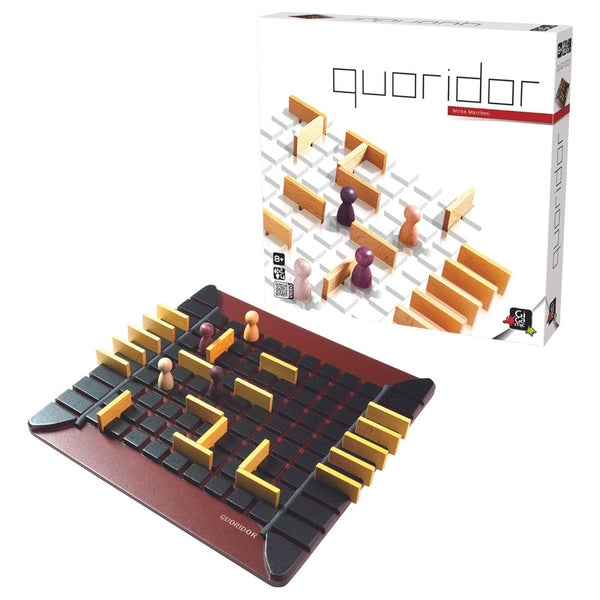 Quoridor Gigamic Juego de Estrategia Clásico de Madera para 2 a 4 Jugadores