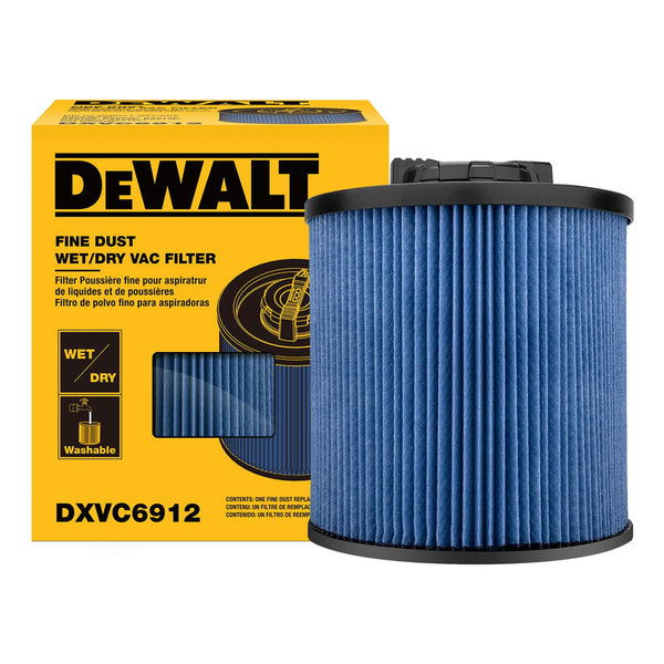 Filtro De Repuesto Dewalt Para Aspiradora Húmeda Y Seca Eficiencia Y Ahorro