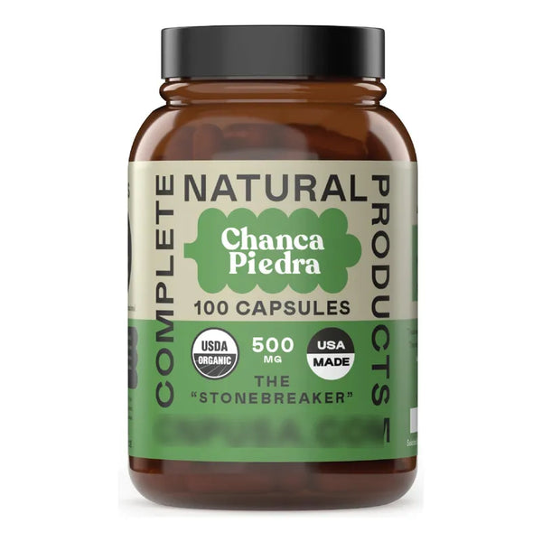 Capsulas Organicas Chanca Piedra 500 Mg 100 Unidades Para Riñones