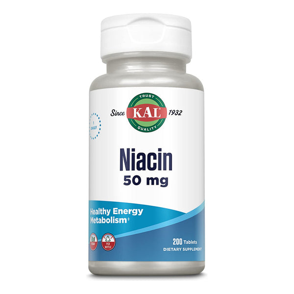 Tabletas De Niacina 50 Mg 200 Unidades Energía Y Salud De La Piel