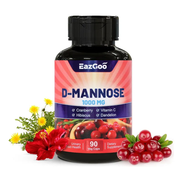 Capsulas De D-manosa Con Arandano Vitamina C Suplemento 1000mg Efectivo