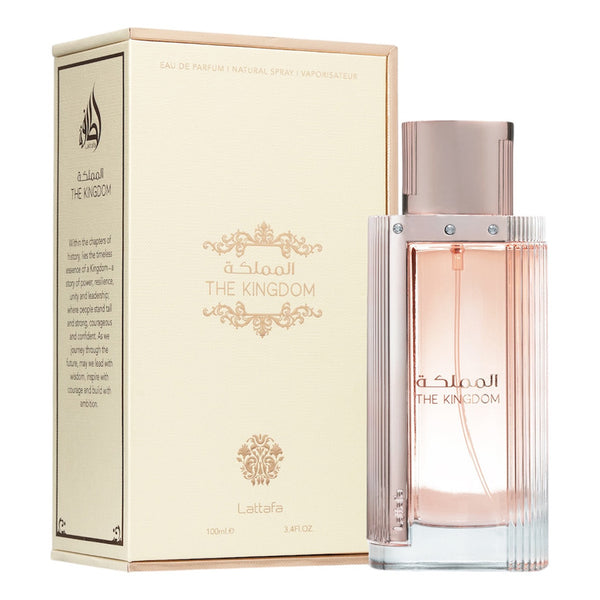 Perfume Lattafa The Kingdom Para Mujer 100 Ml Fragancia Elegante Y Duradera