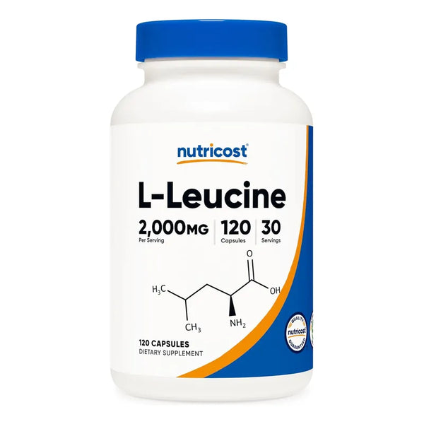 Capsulas De L-Leucina 2000 Mg 120 Unidades Vegetariano Sin Gluten