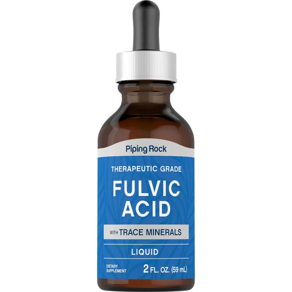 Gotas Fulvicas Liquidas Con Minerales Traza Suplemento Vegano Nutritivo