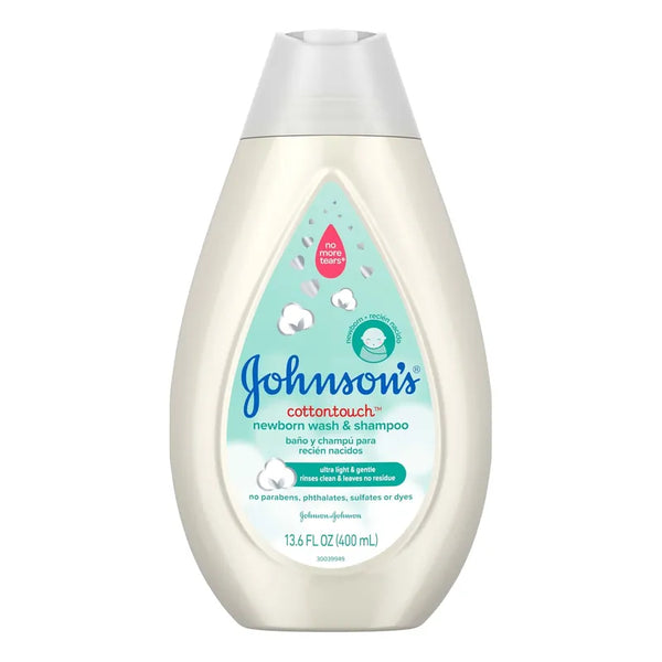 Johnsons Champú Y Jabón Para Recién Nacidos 400ml Cuida Suave Sin Lágrimas