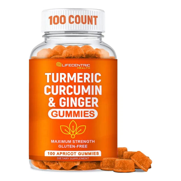 Gomitas De Curcuma Y Jengibre Para Adultos Y Niños Anti Inflamatorias