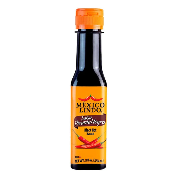 Capsulas De Salsas Picantes Mexico Lindo Sabor Picante Negra 60 Ml
