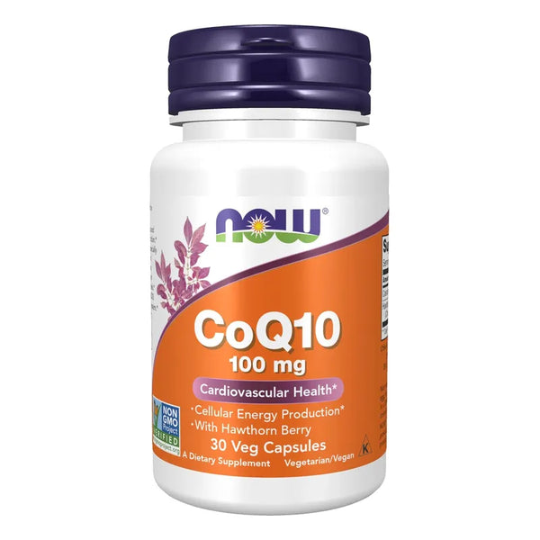 Capsulas Coq10 100 Mg 30 Unidades Energia Antioxidante De Now Foods