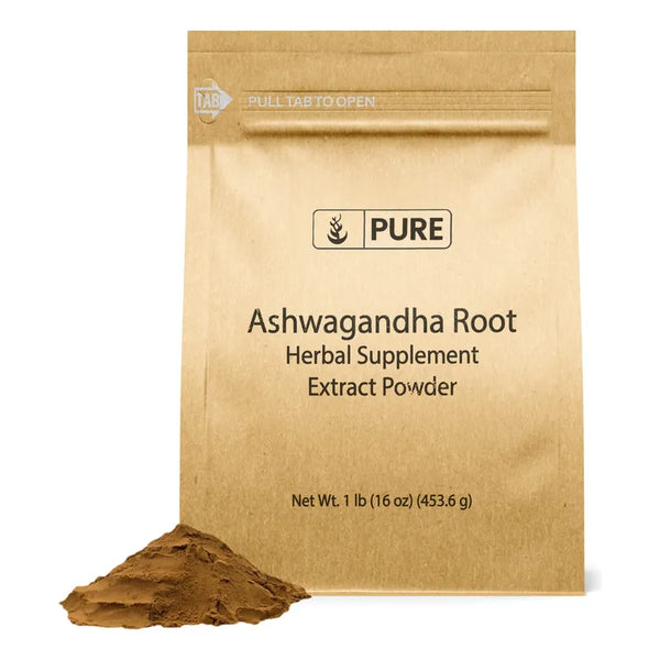 Ashwagandha Natural Puro 454 Gramos Vegana Sin Gluten