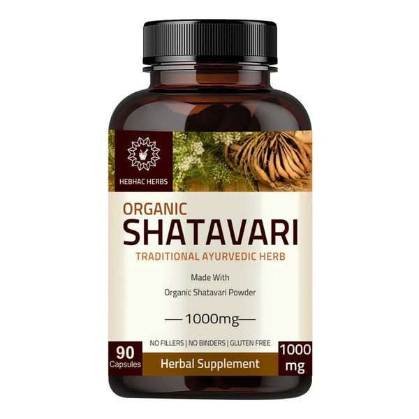 Capsulas Shatavari 1000mg Ayurveda Producto Natural Organico Trate Vata Pitta