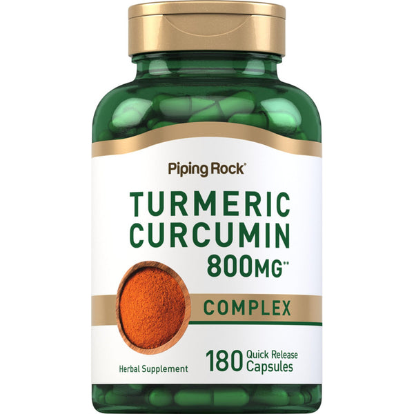 Capsulas De Curcumina De Curcuma 800mg 180 Unidades Extracto Herboso Natural