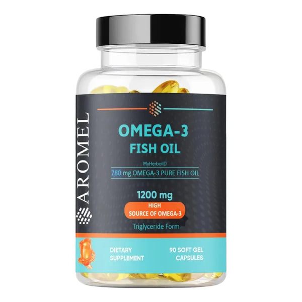 Aceite De Pescado Omega 3 1200mg 90 Cápsulas Suaves Nutrient Gold Importado