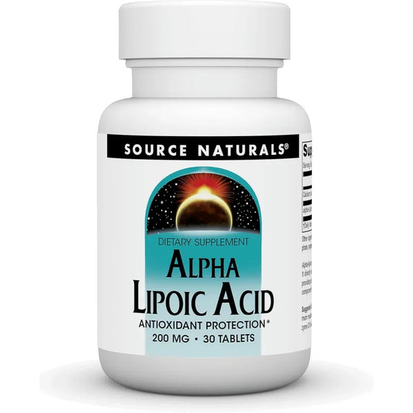 Acido Alfa Lipoico 200 Mg Tabletas Antioxidante Natural Unico