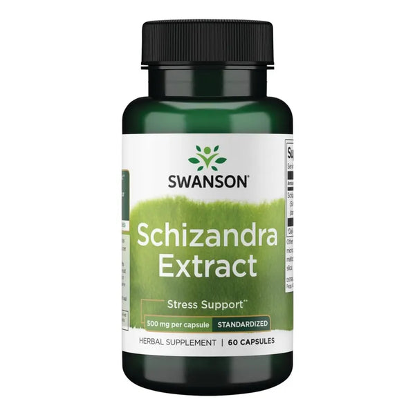 Extracto De Schizandra Swanson 500 Mg 60 Cápsulas Antioxidante