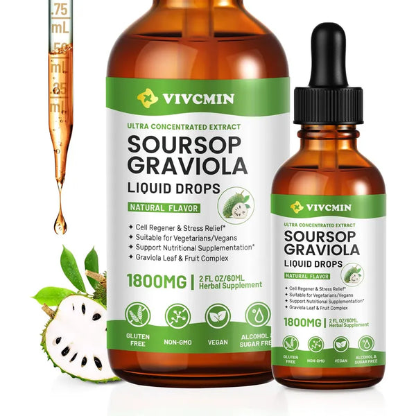 Extracto Liquido Hoja Guanabana Refuerza Tu Salud Y Relajacion