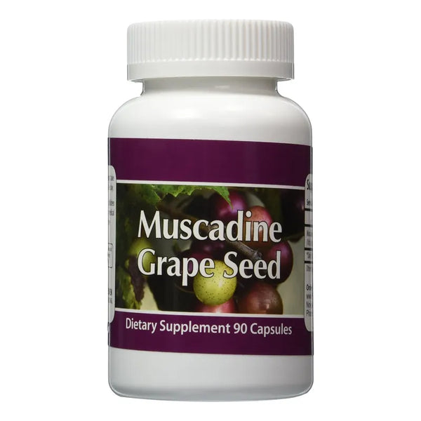 Botella 90 Cápsulas Semillas Uva Muscadine Antioxidantes Naturales