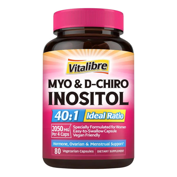 Capsulas De Inositol Myo Y D-chiro Equilibrio Hormonal Apoyo Ovárico