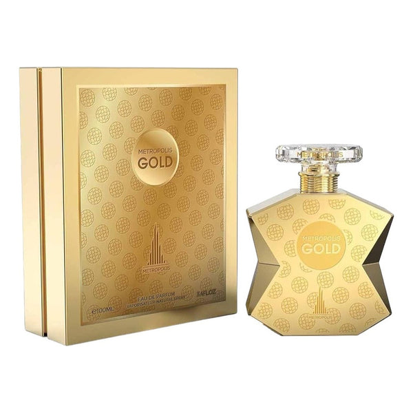 Perfume Emper Metrópolis Gold Exclusiva Fragancia De Maderas Y Flores