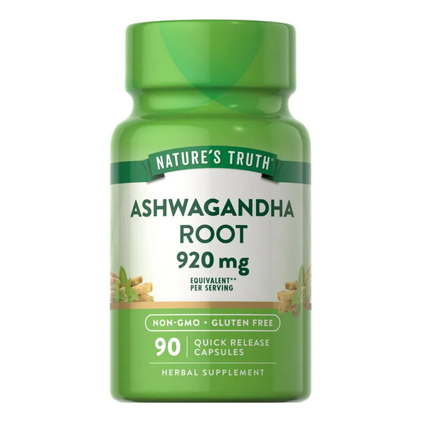 Capsulas De Ashwagandha 920 Mg Natures Truth Suplemento Natural